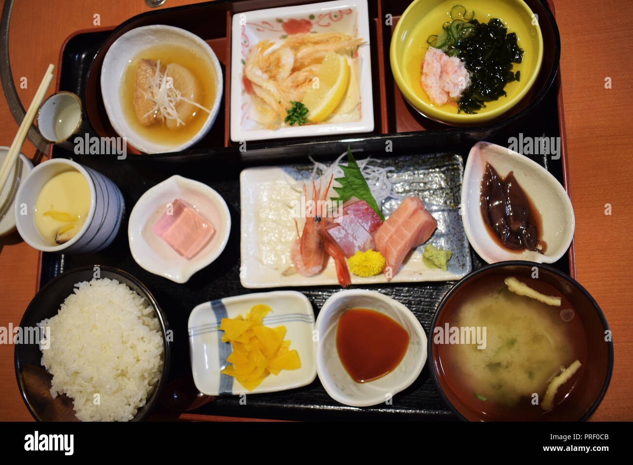 Bento box lunch set Stock Photo - Alamy