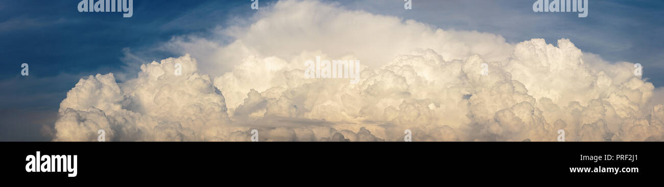 High resolution panorama of cloudy sky Stock Photo