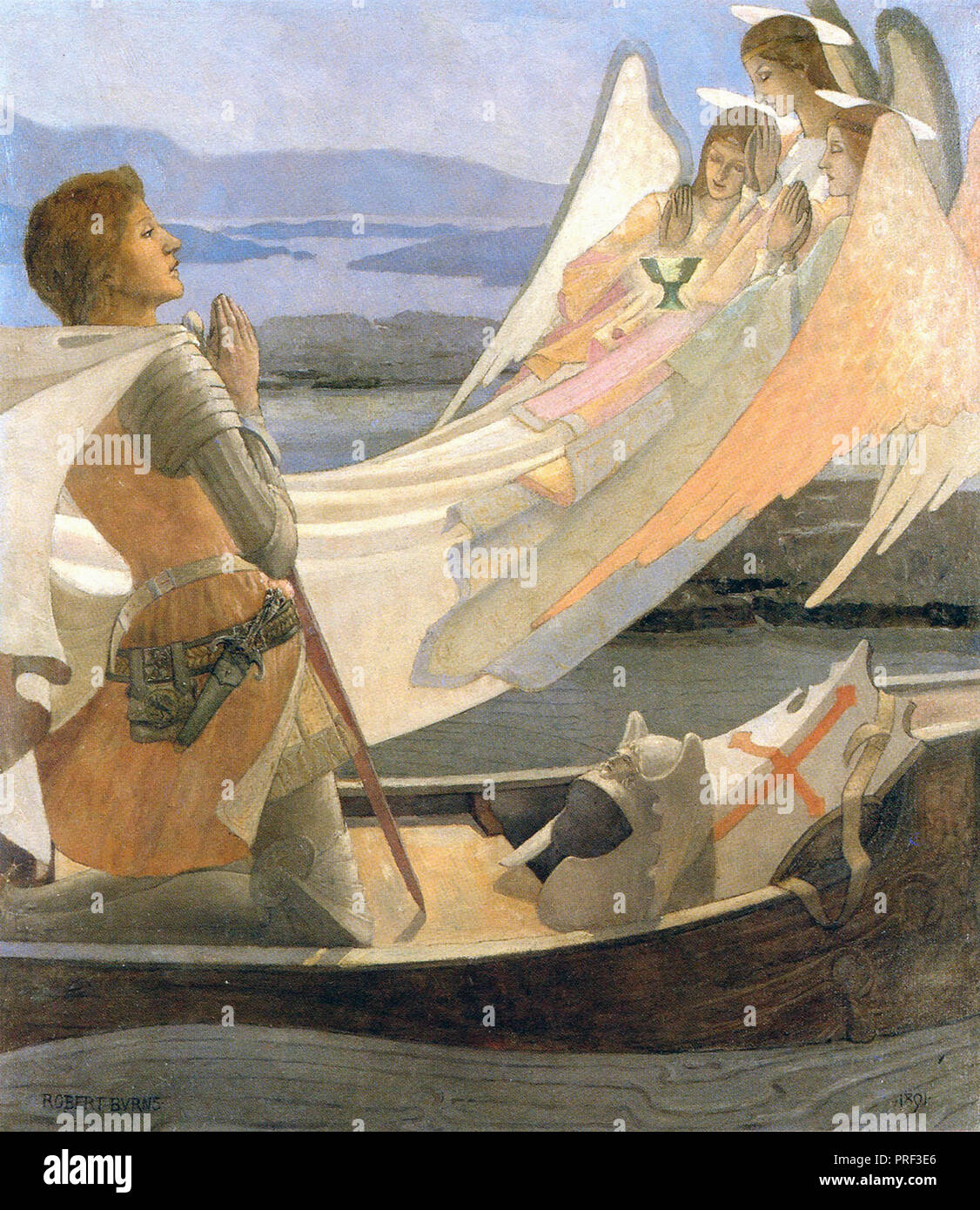 Sir Galahad Painting High Resolution Stock Photography and Images Alamy