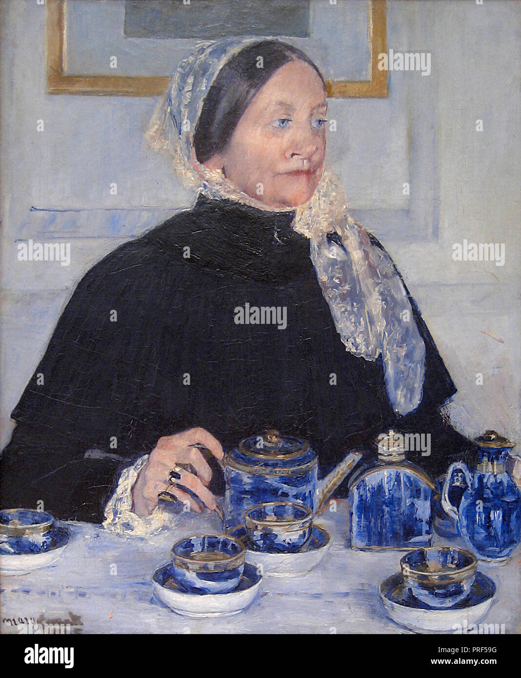 Cassatt  Mary - Lady at the Tea Table  1883 U201385 Stock Photo