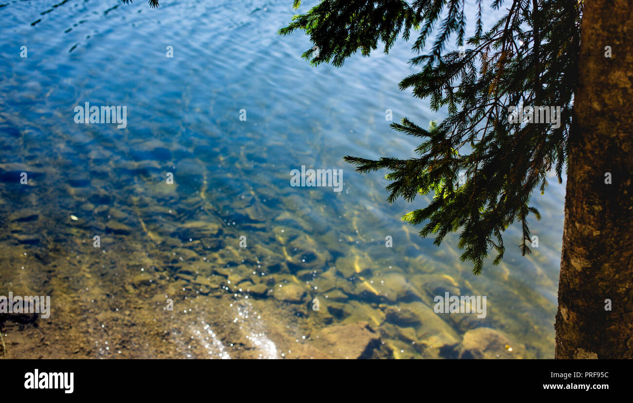 Malerische Landschaft am Schliersee, Bayern, Deutschland, Germany Stock Photo