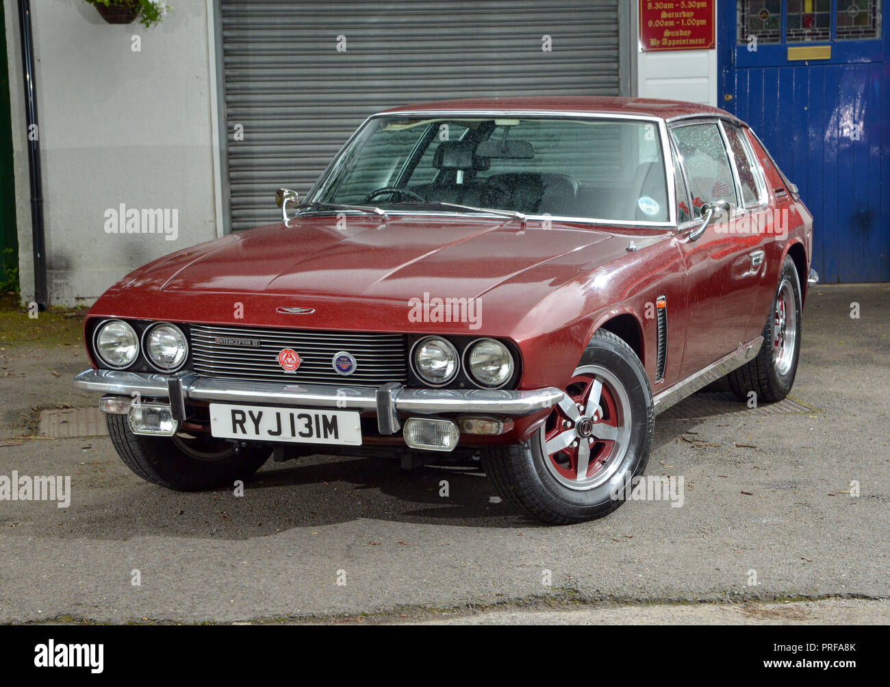 1977 Jensen Interceptor British V8 sports car Stock Photo