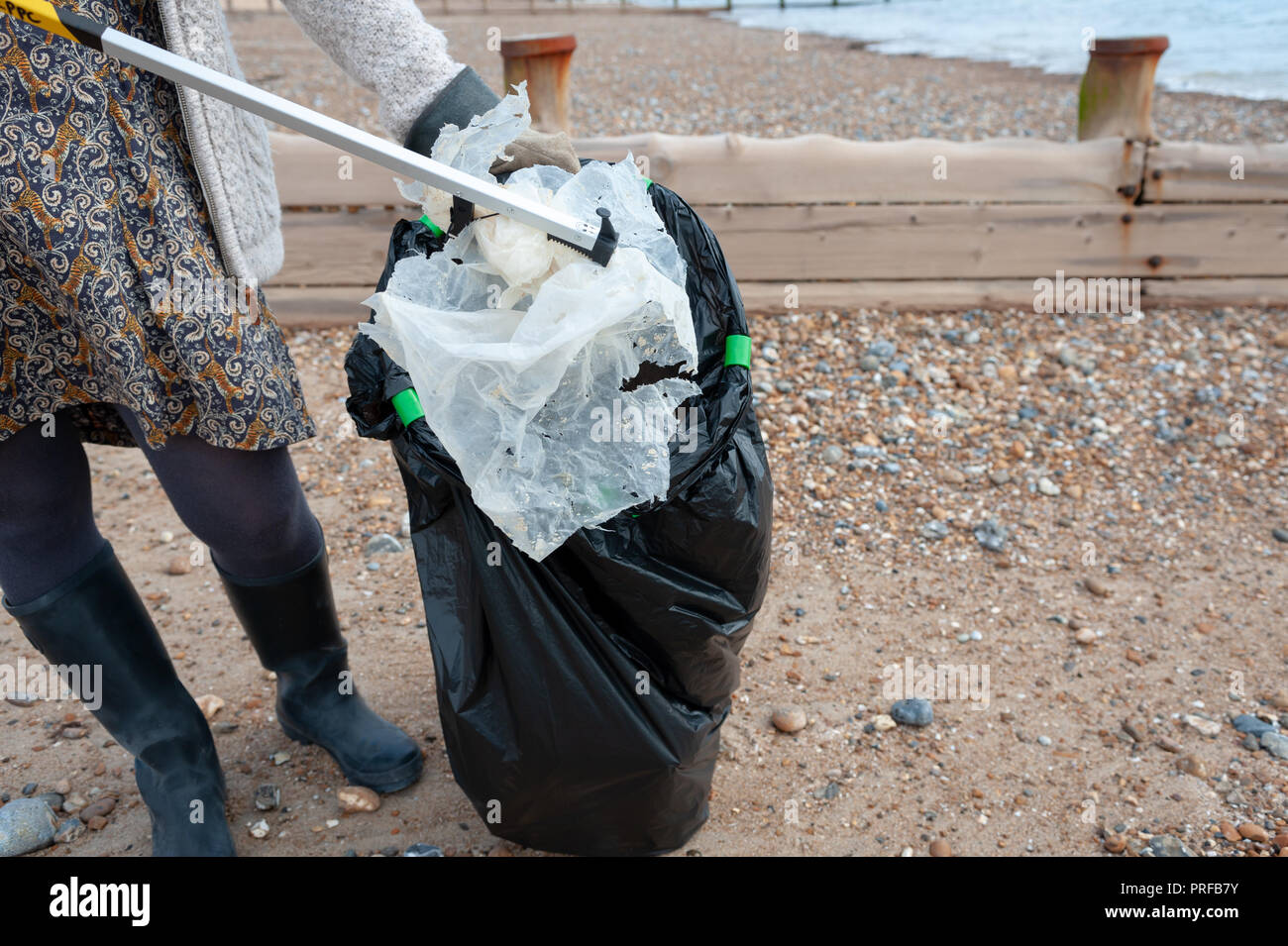 Woman litter picker hires stock photography and images Alamy