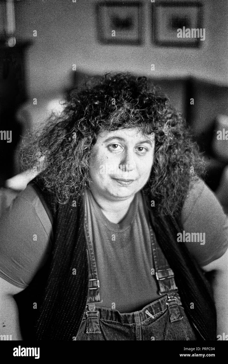 Andrea Dworkin photographed in London in 1988 Stock Photo - Alamy