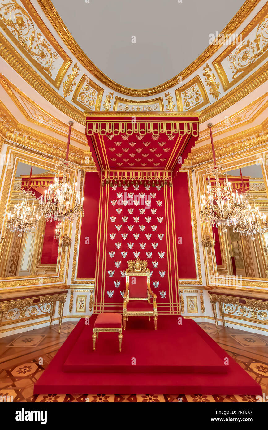 The Throne Royal Palace Warsaw Stock Photos The Throne