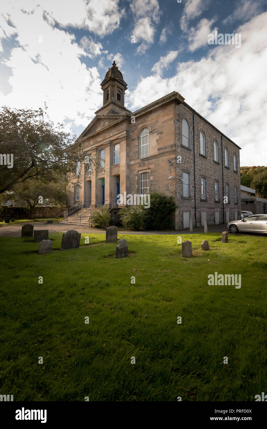 Port Glasgow Scotland Landmark Buildings & River Clyde Coast Line Stock