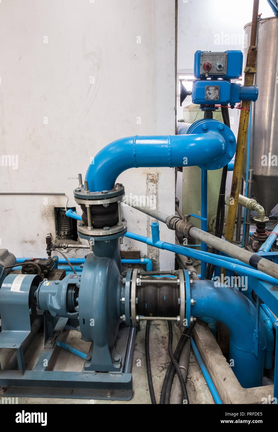 Centrifugal water pump for distribution the water supply in the water