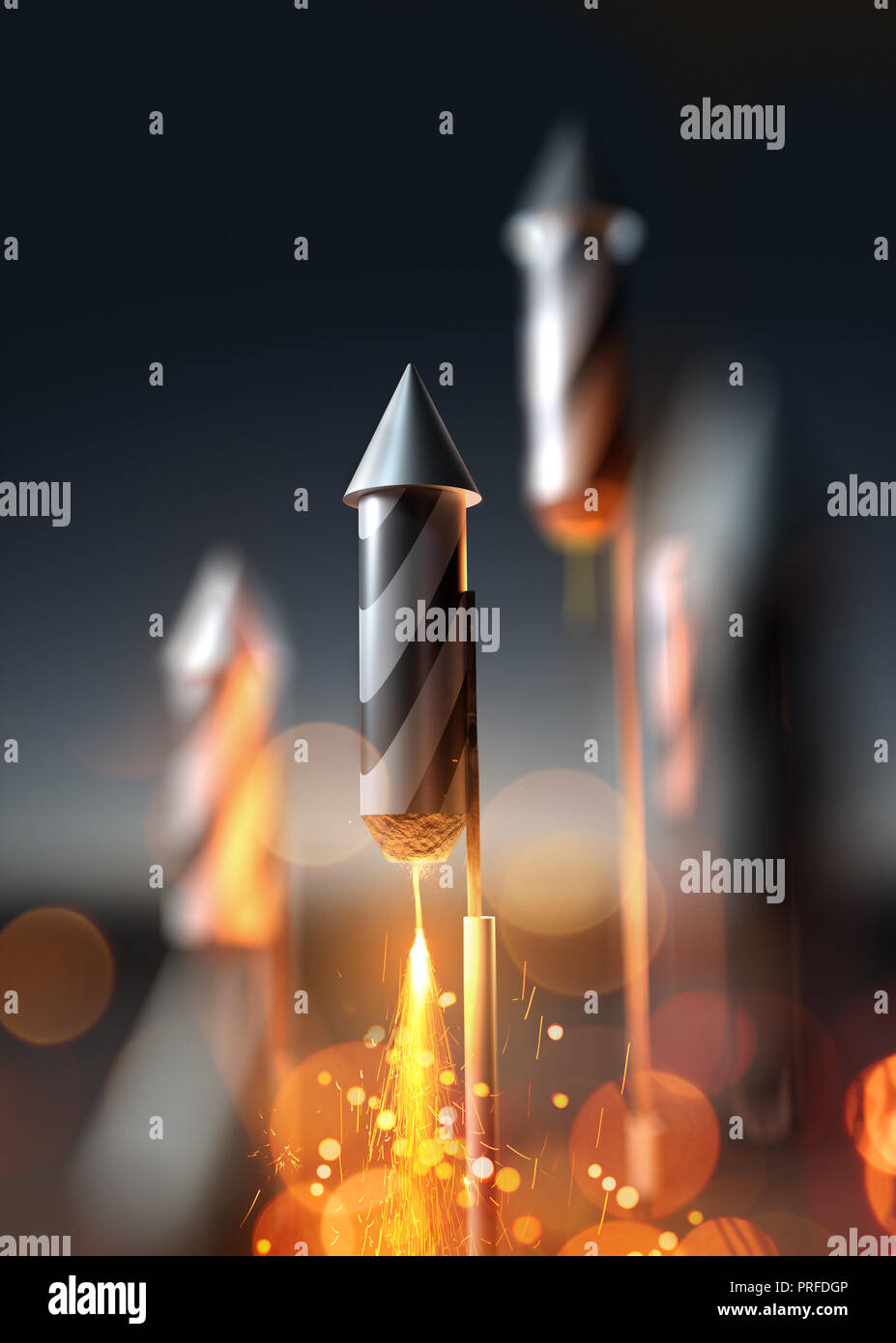 Rocket launch close up hi-res stock photography and images - Alamy