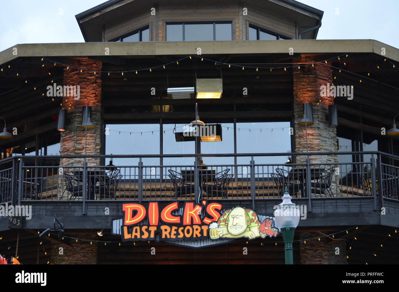 Gatlinburg restaurant dicks last resort tennessee hires stock photography and images Alamy