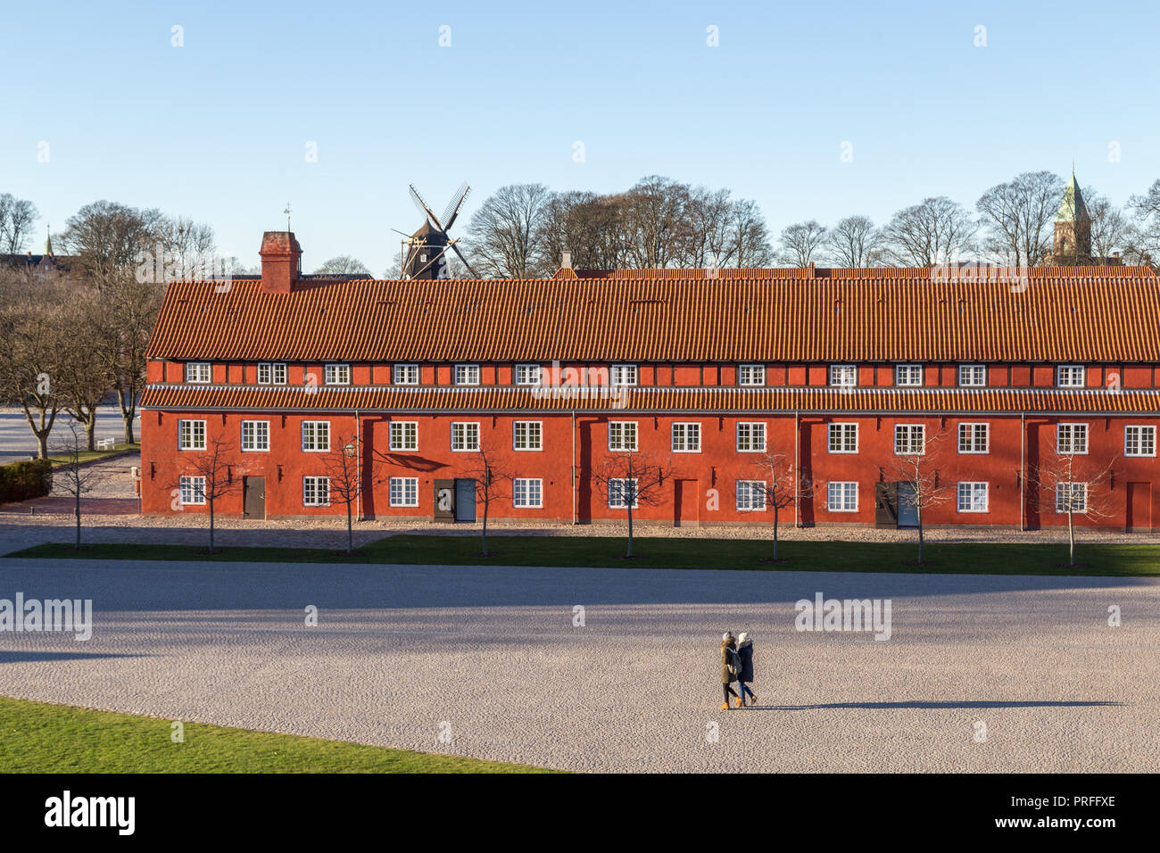 Fortress Kastellet in Copenhagen, Denmark Stock Photo