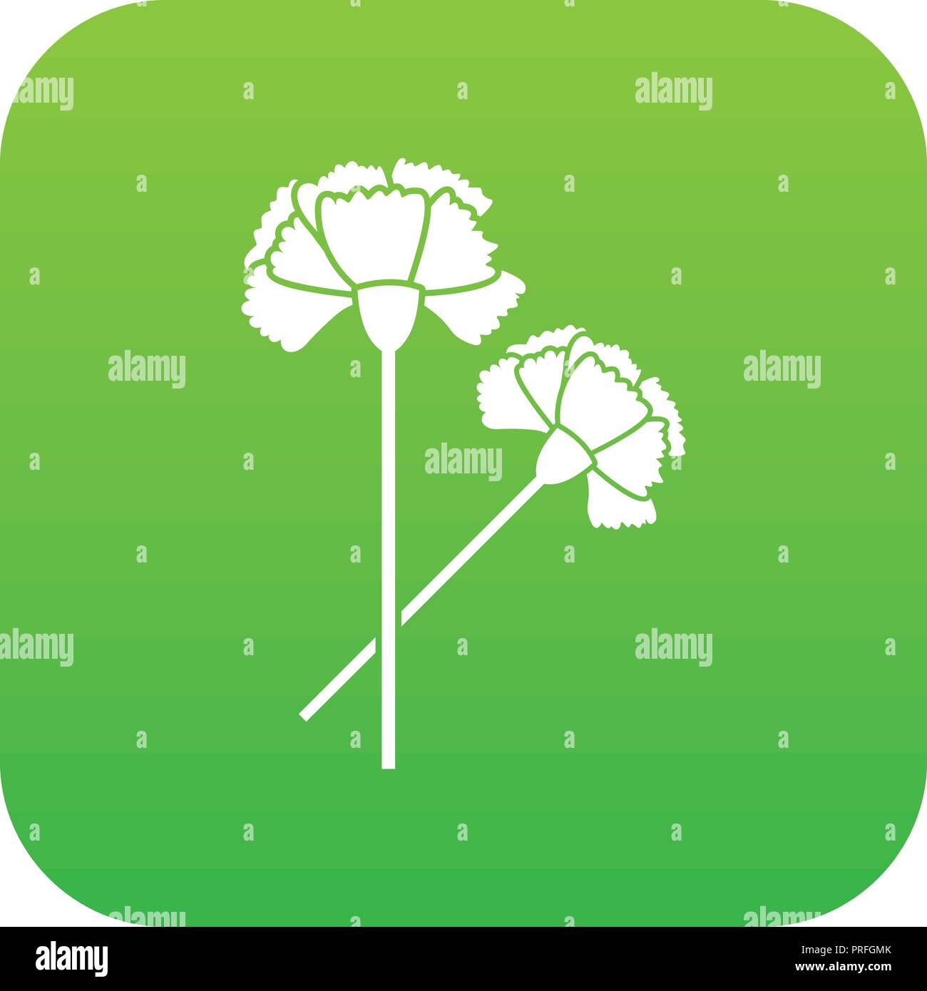 Carnation icon digital green Stock Vector Image & Art - Alamy
