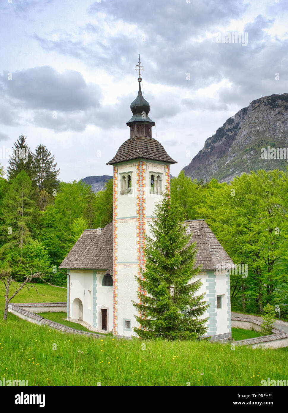 A church in Julian Alps Stock Photo - Alamy
