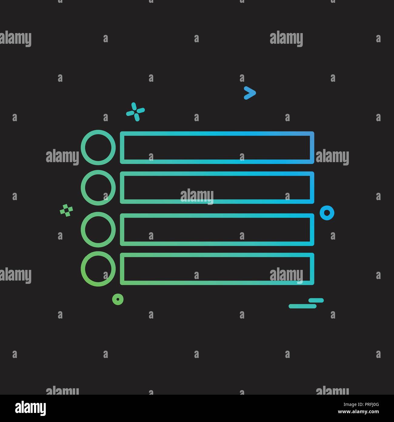 Menu buttons icon design vector Stock Vector Image & Art Alamy