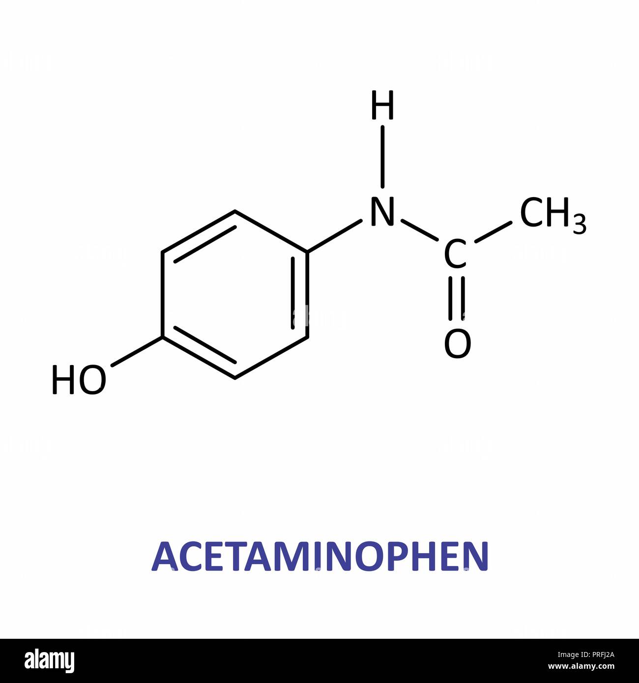 Acetaminophen Molecule acetaminophen-molecule