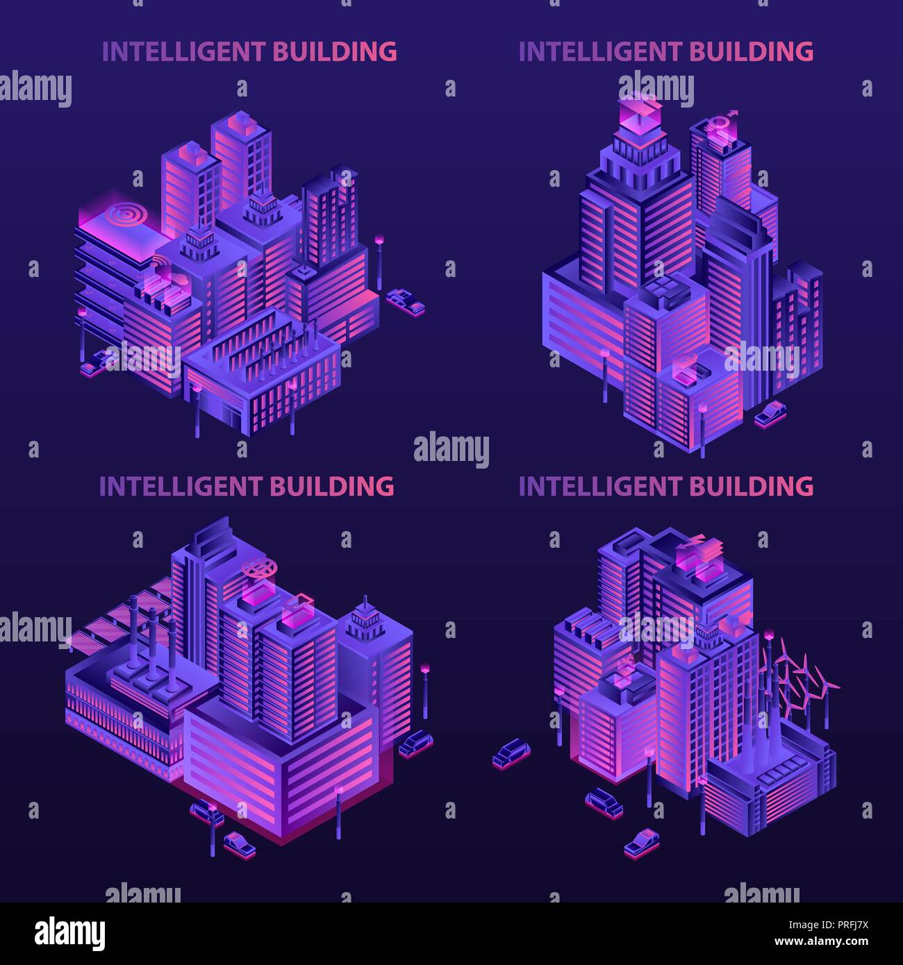 Thermal camera building Stock Vector Images - Alamy
