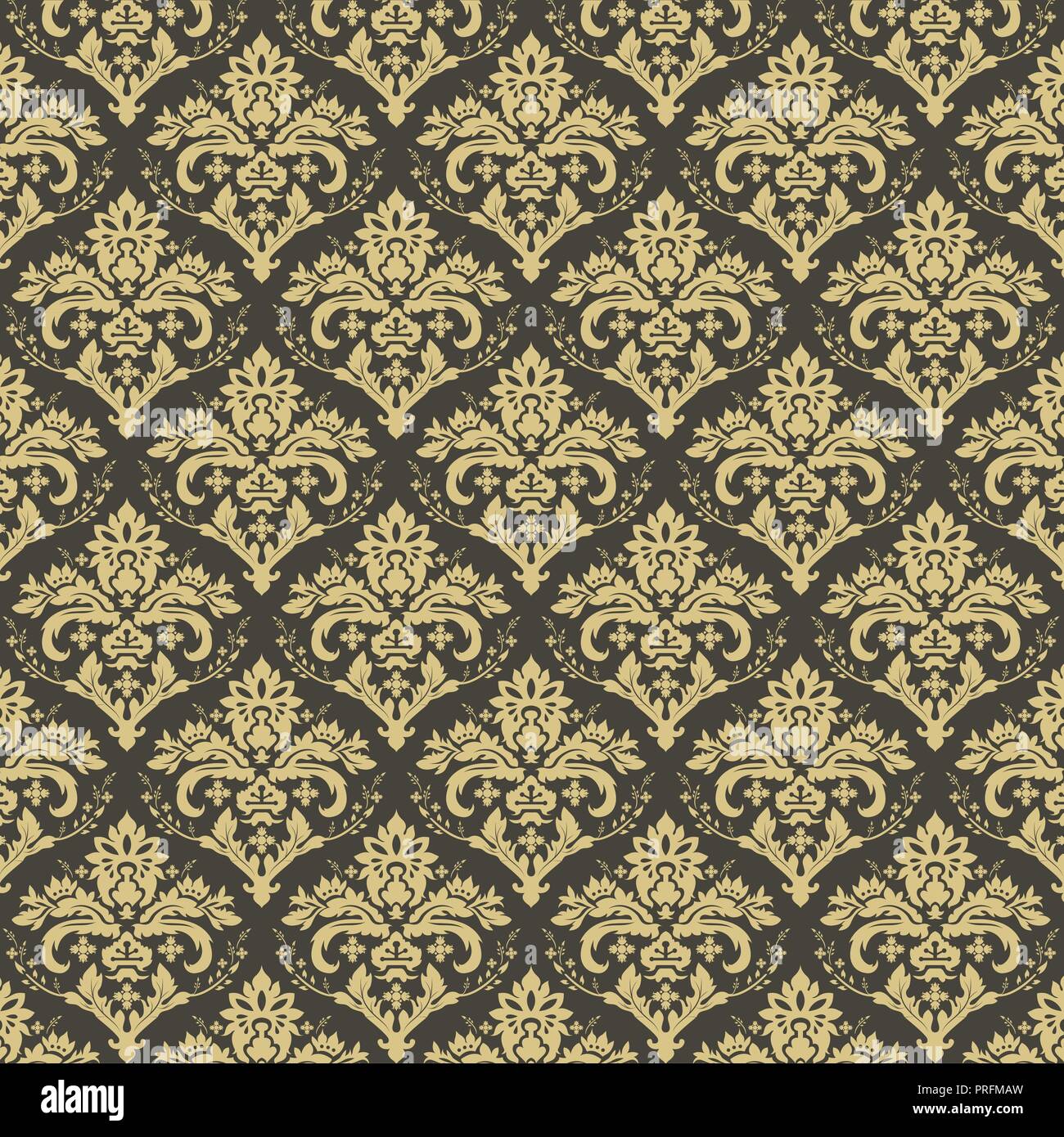Gold Damask Wallpaper Patterns