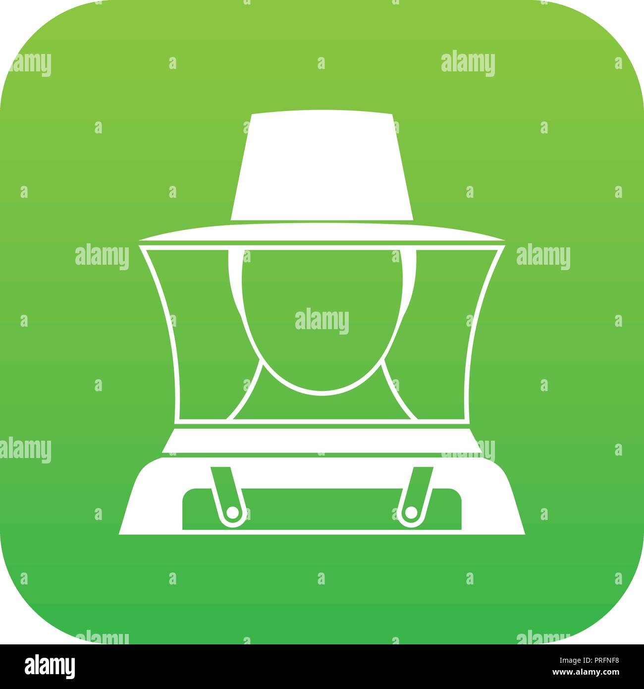 Beekeeper icon digital green Stock Vector Image & Art - Alamy