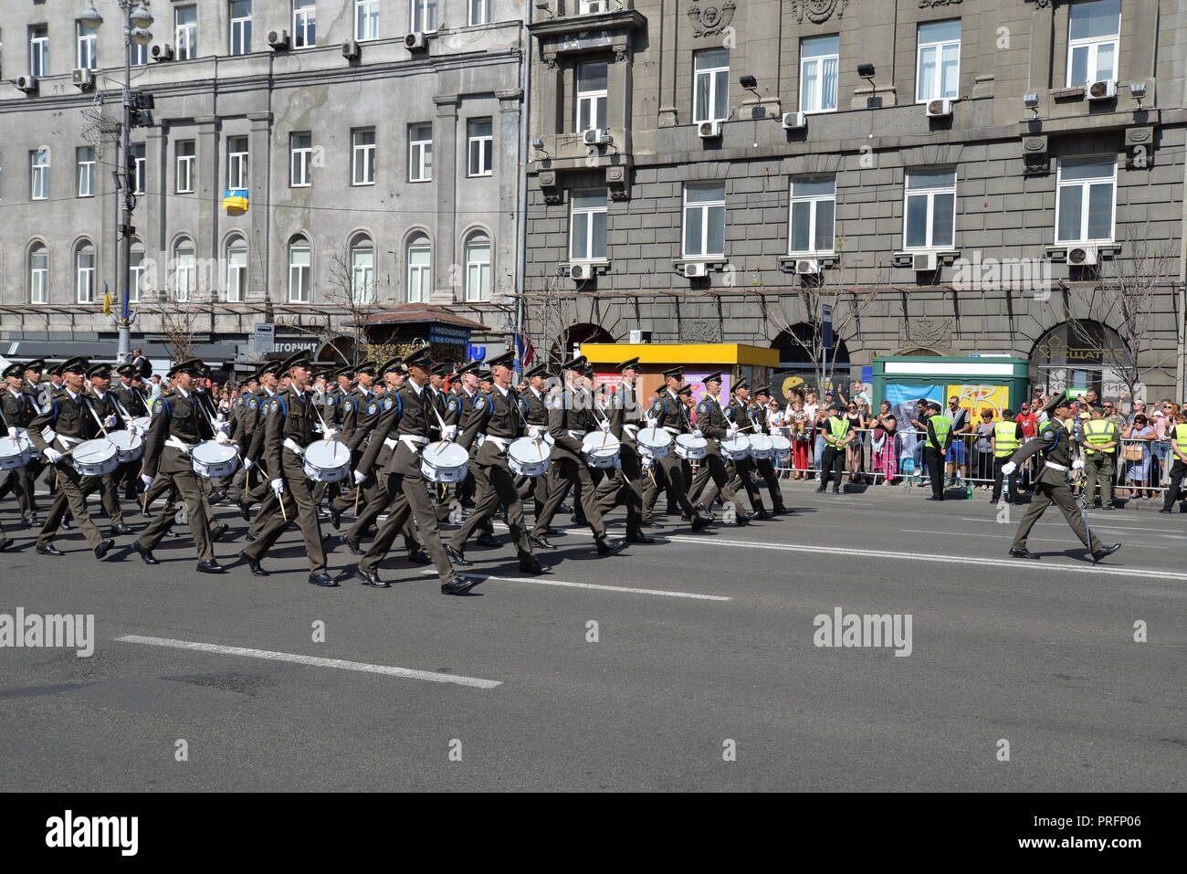 Military parade in the Ukrainian capital Stock Photo - Alamy
