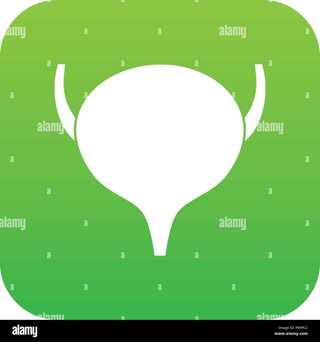 Bladder icon digital green Stock Vector Image & Art - Alamy
