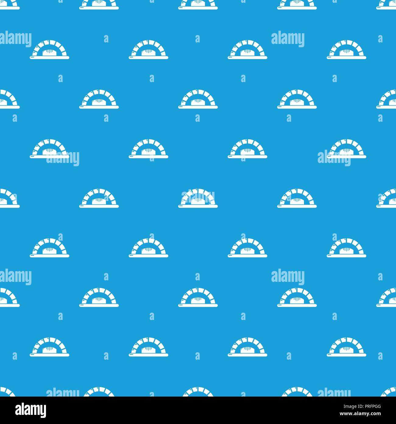 Bread oven pattern vector seamless blue Stock Vector