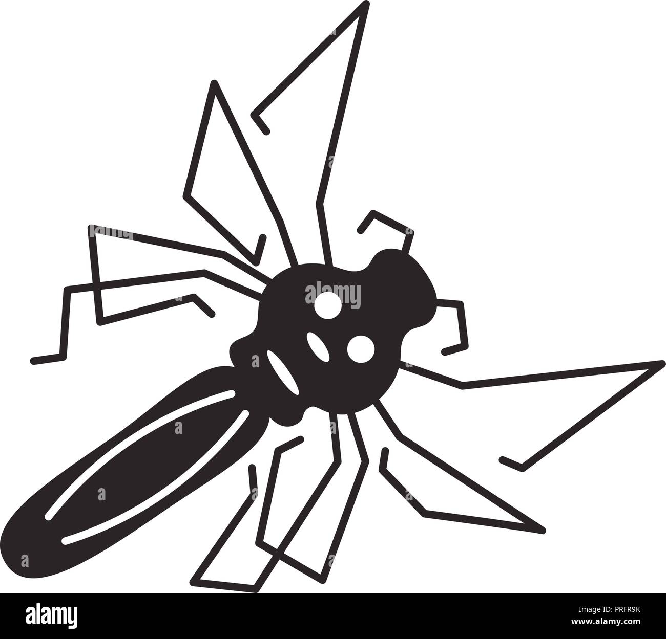 Mosquito icon, simple style Stock Vector Image & Art - Alamy