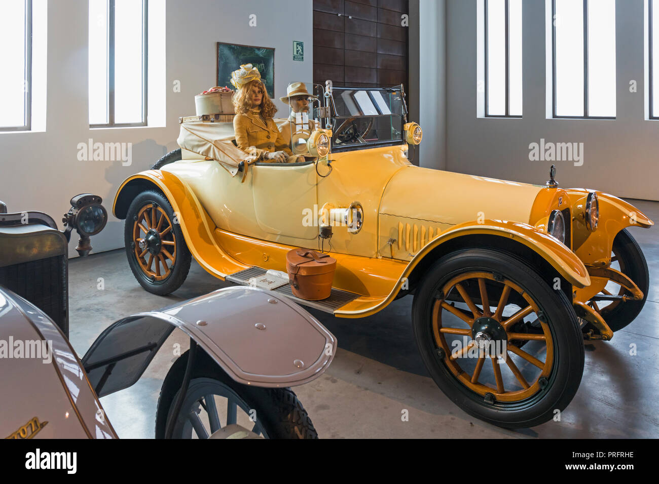 Museo Automovilistico y de la Moda, Malaga, Malaga Province, Spain.  Automobile and Fashion Museum.  6 cylinder, 45 HP, 3700 cc Model D44 American Bui Stock Photo