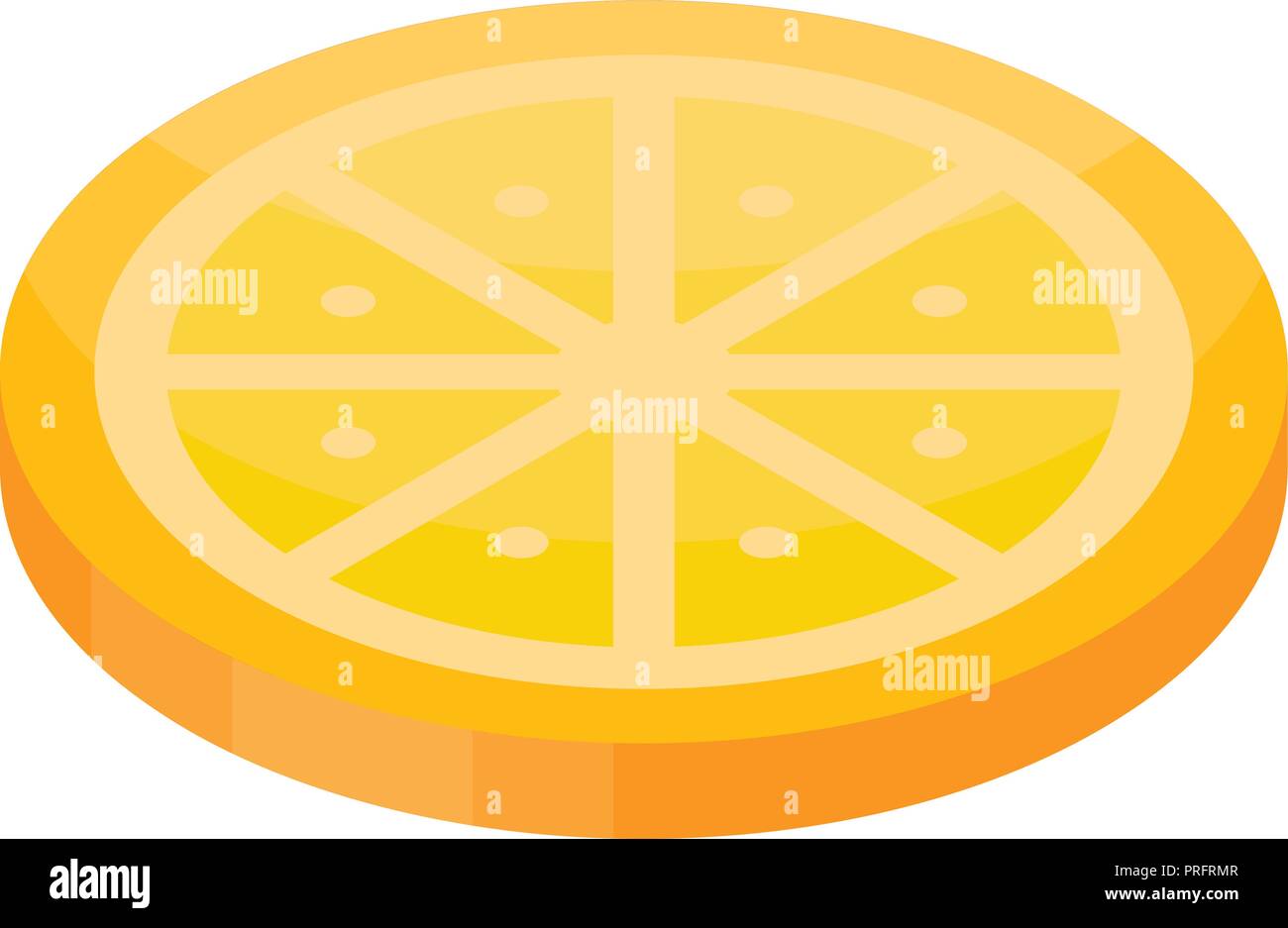 Candy orange icon, isometric style Stock Vector