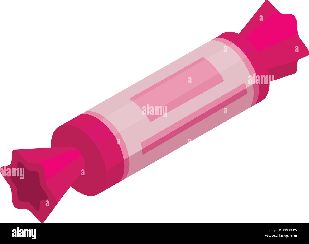 Pink bonbon icon, isometric style Stock Vector