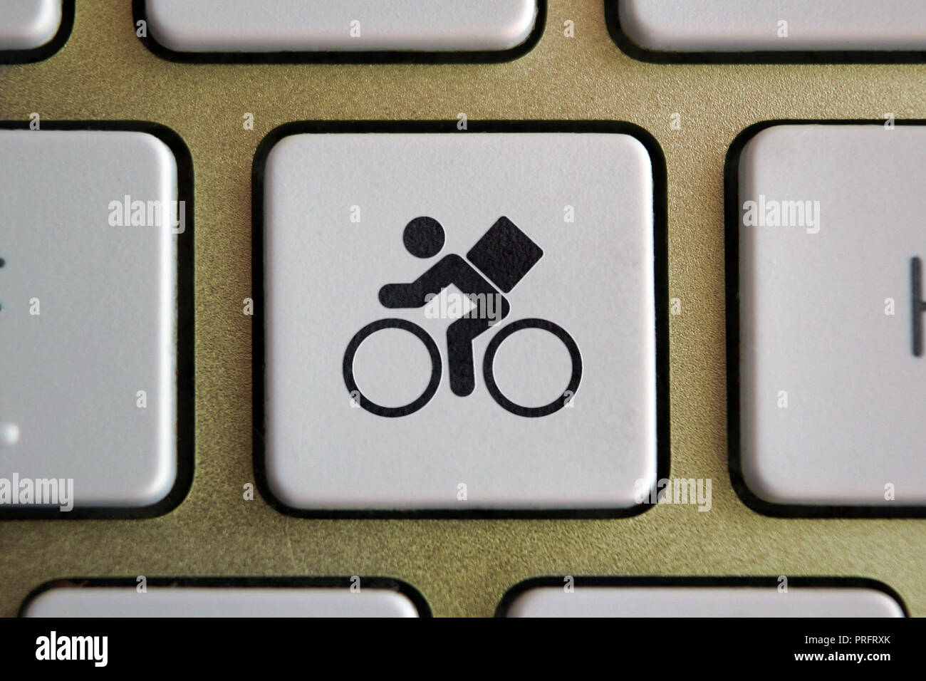 Delivery Key on keyboard with delivery service icon Stock Photo Alamy