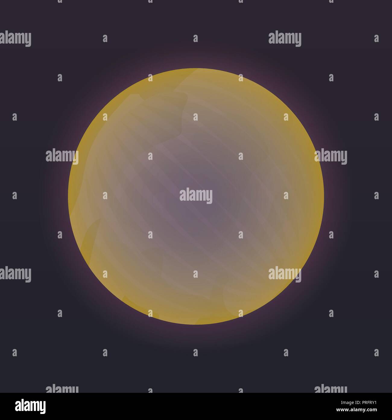 Space mercury planet icon, isometric style Stock Vector