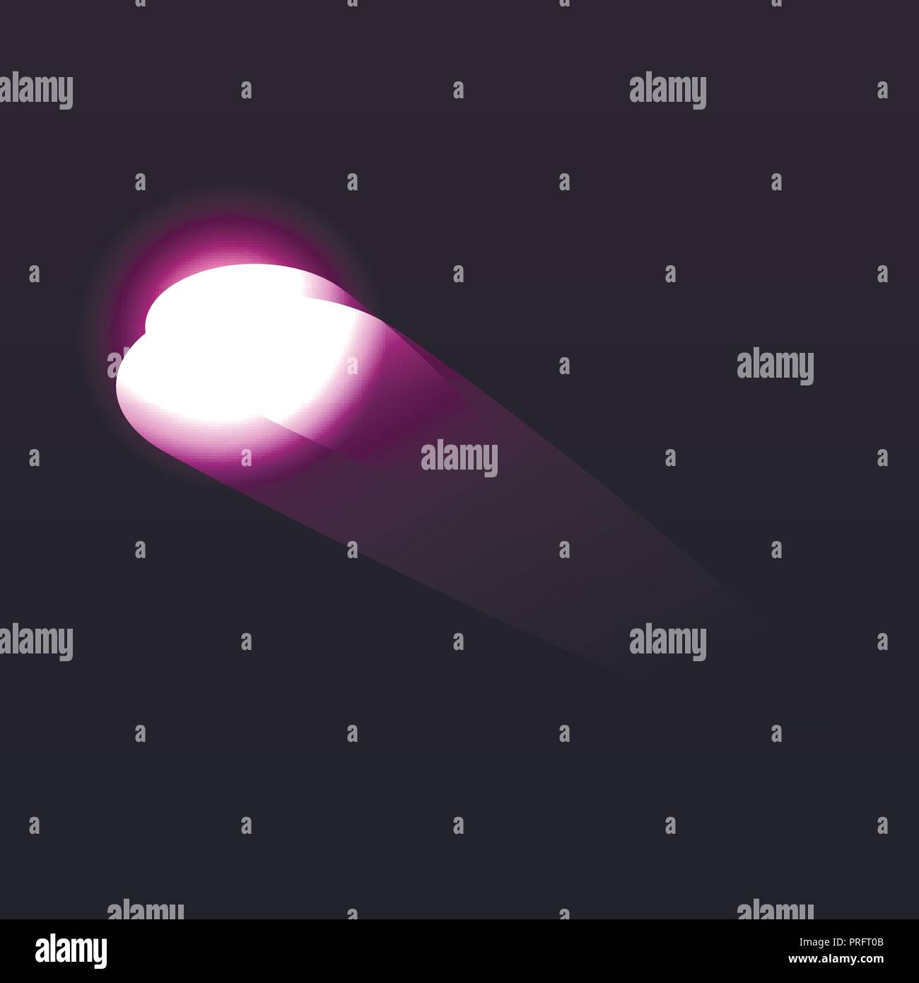 Space comet icon, isometric style Stock Vector