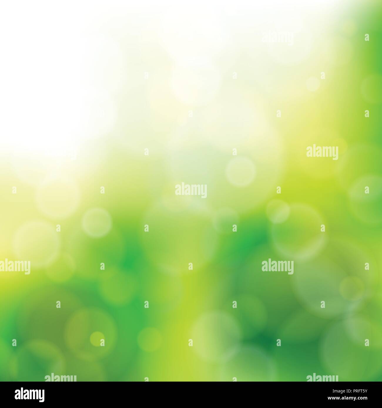 Lights On Green Background - Vector Illustration, Graphic Design Useful For Your Design. Bright Green Abstract Background Stock Vector