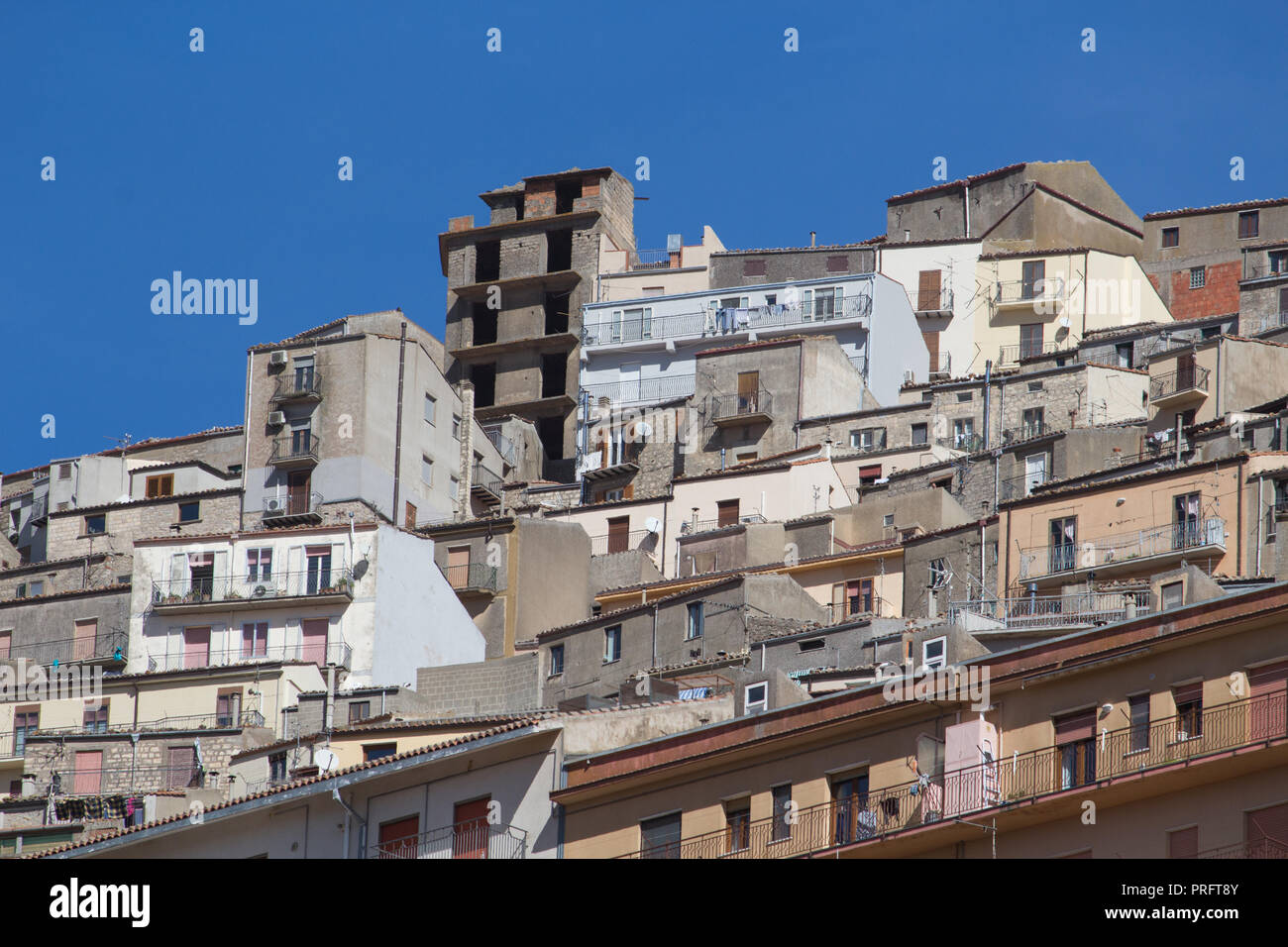 Gangi, old village of Sicily Stock Photo Alamy