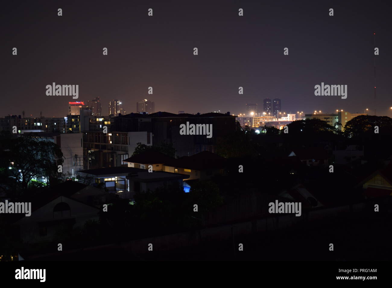 Bangkok at Night Stock Photo