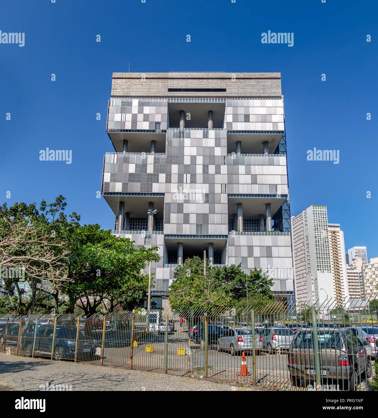 Petrobras Oil Company Headquarters Building - Rio de Janeiro, Brazil Stock Photo