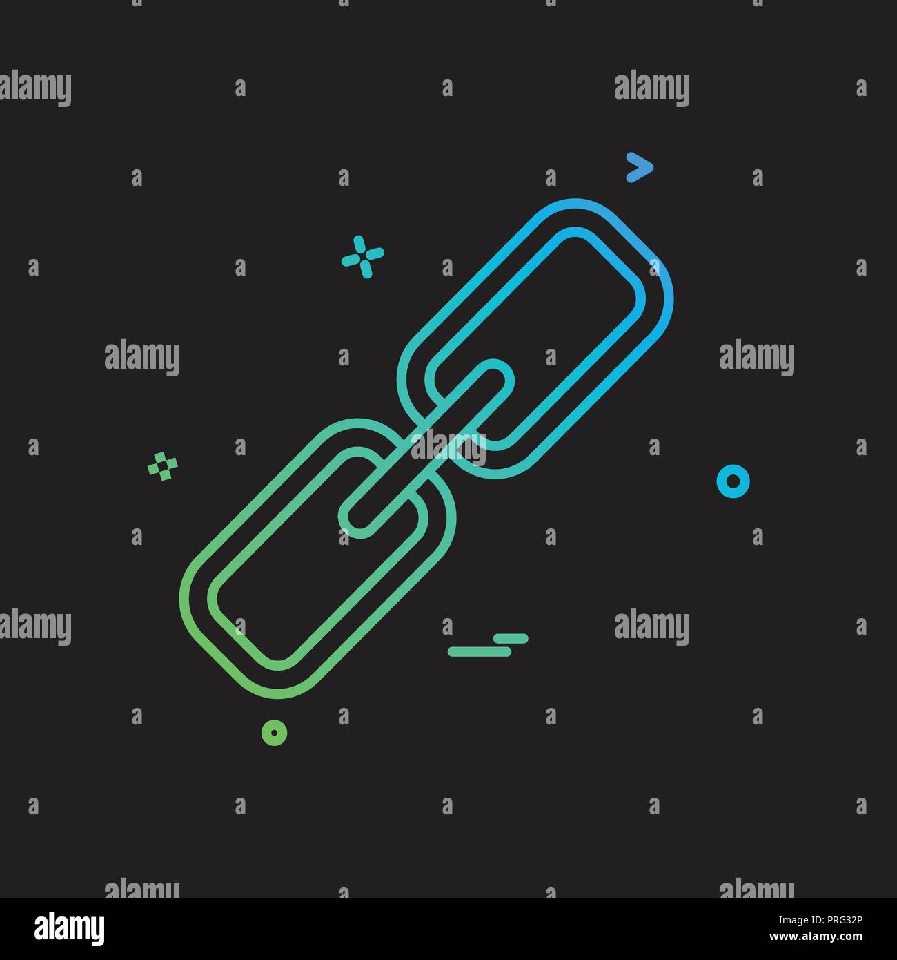 Linked icon design vector Stock Vector Image & Art - Alamy
