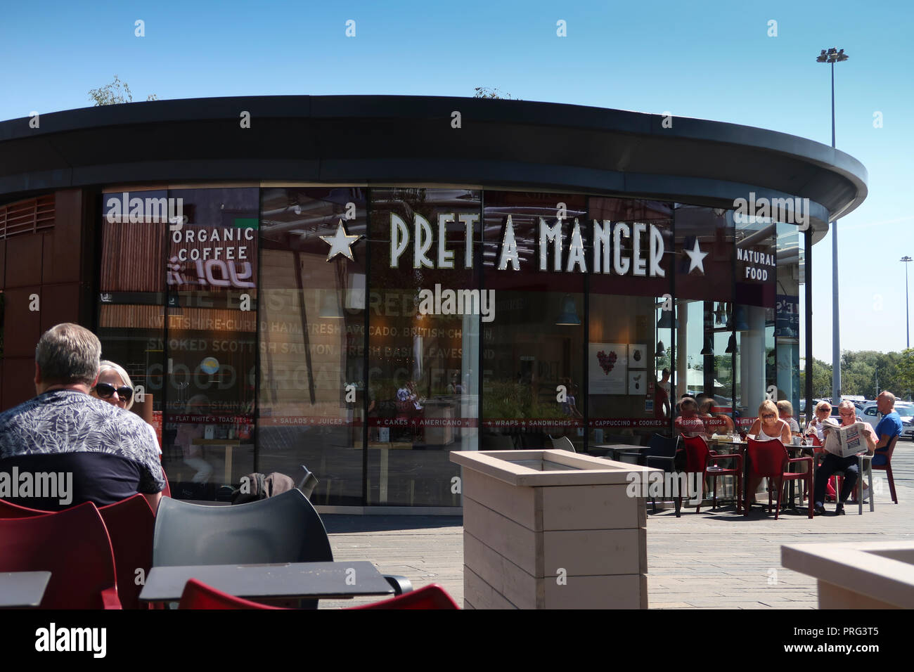 Pret a Manger outlet Glasgow Fort Stock Photo Alamy