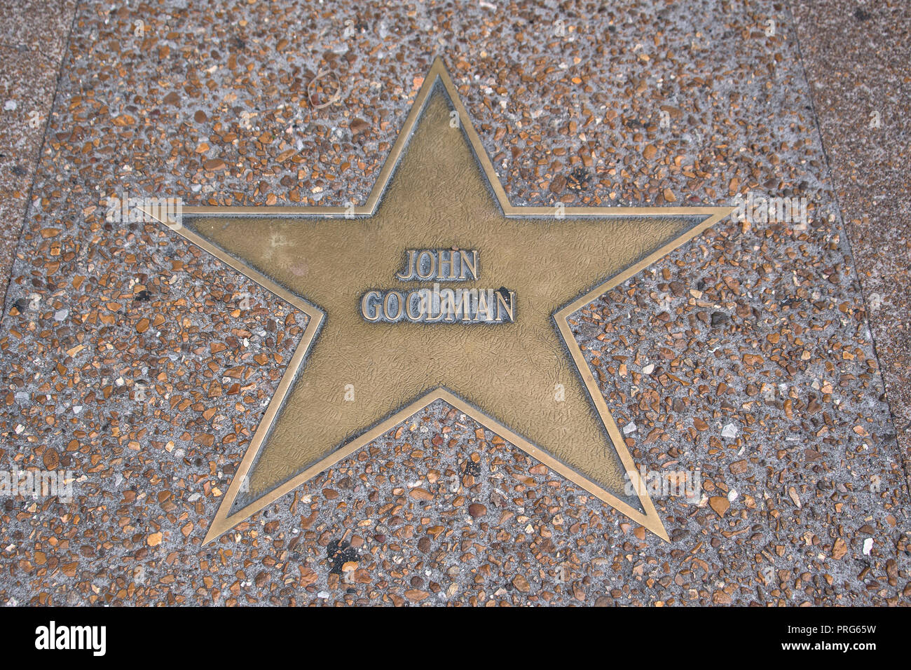 Actor John Goodman´s star on the St. Louis Walk of Fame, Delmar ...
