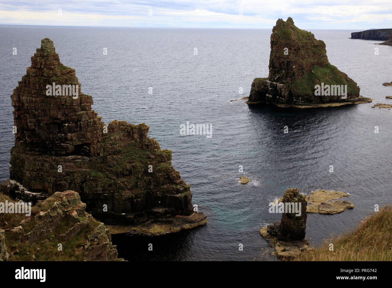 The Duncansby stacks, duncansby head, Scotland, Highlands, United ...