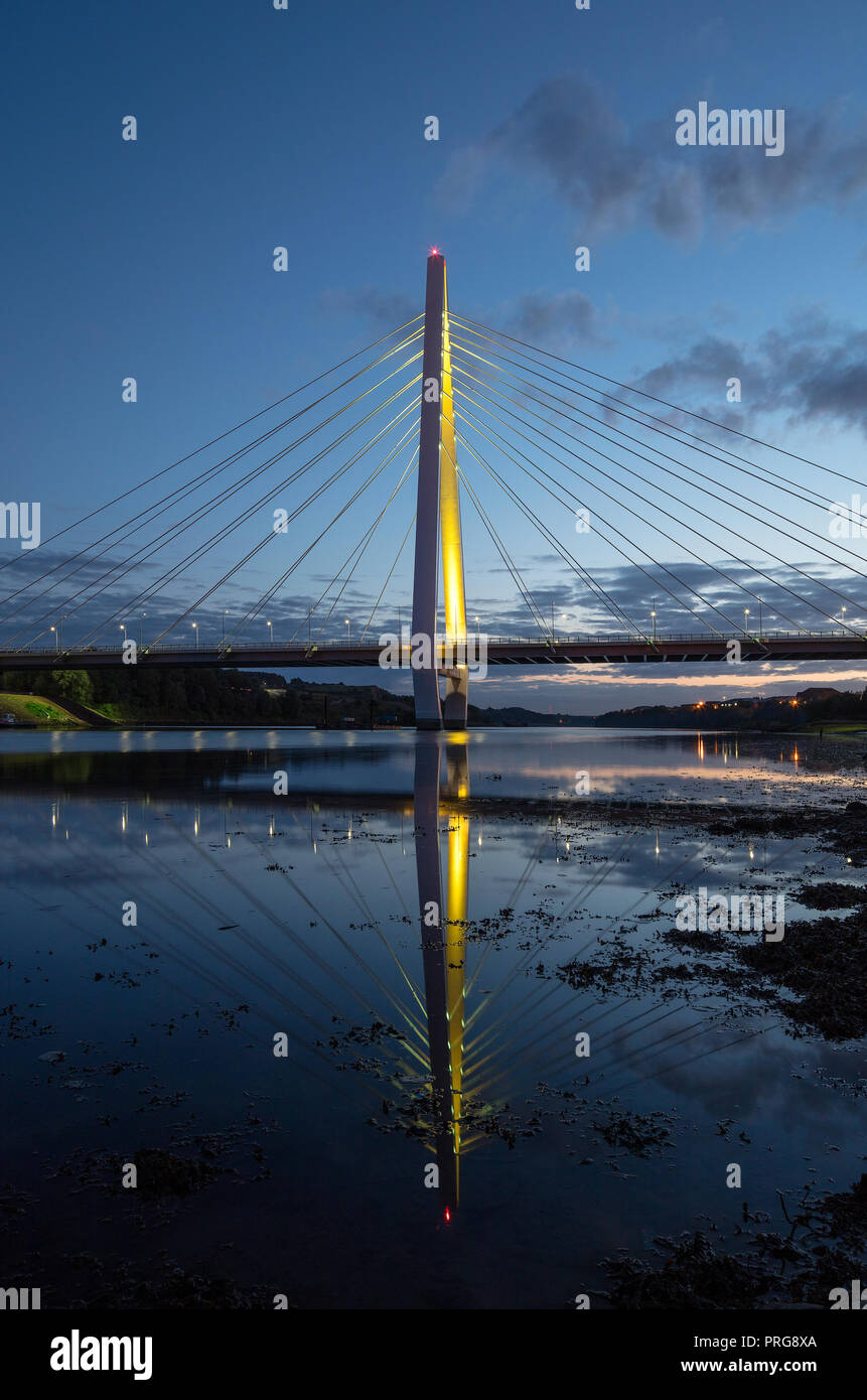 Northern Spire bridge over the River Wear, Sunderland, Tyne & Wear
