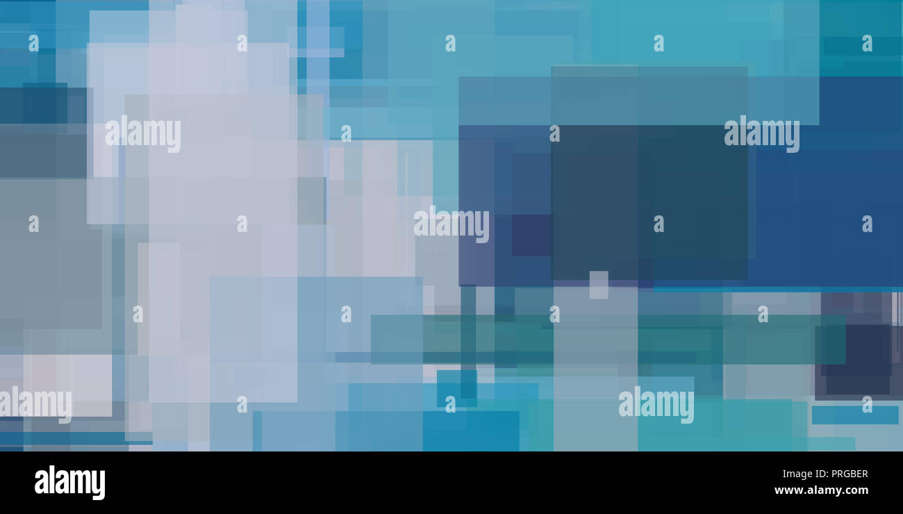 Blue Abstract Geometric Background. 3D rendering Stock Photo - Alamy