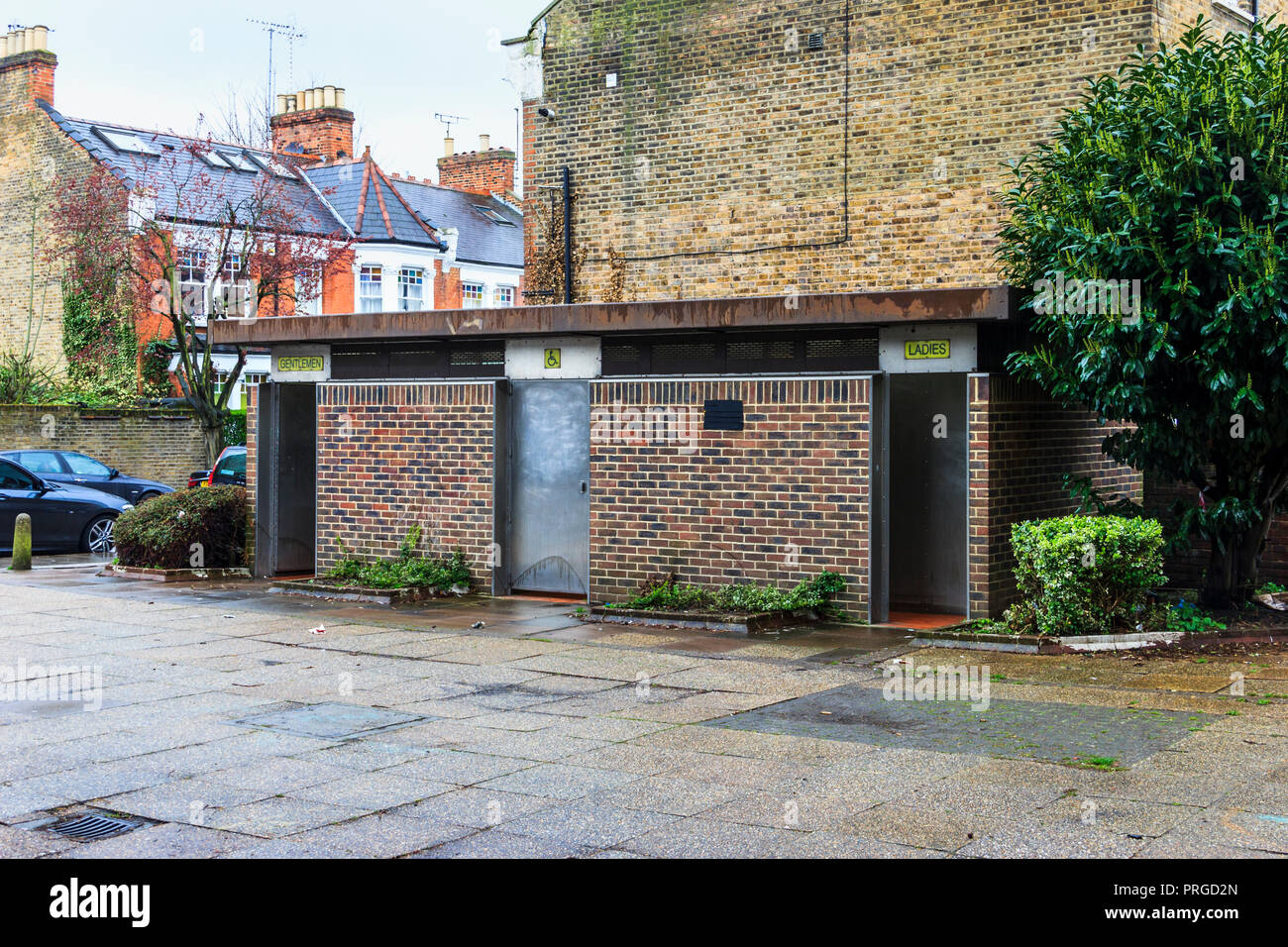 Public toilets in crouch end london uk stock photo alamy