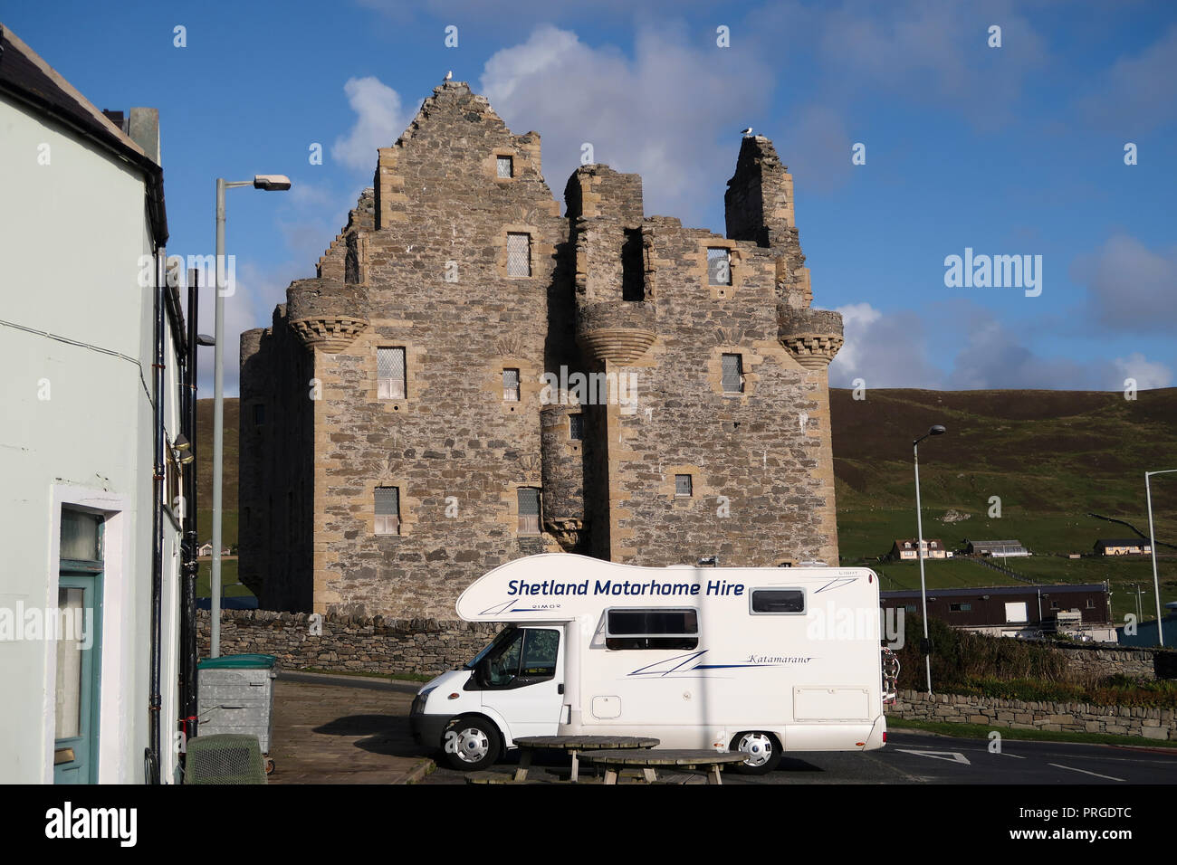 Scalloway Castle Shetland Stock Photo Alamy