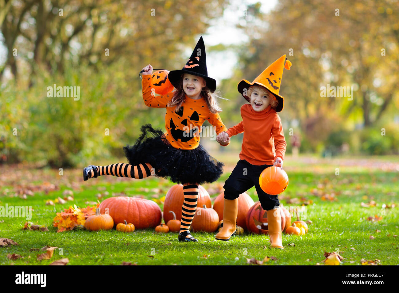 Kids Pumpkin Witch Hat Child Black Orange Kids Pumpkin Witch Hat Child Black Orange