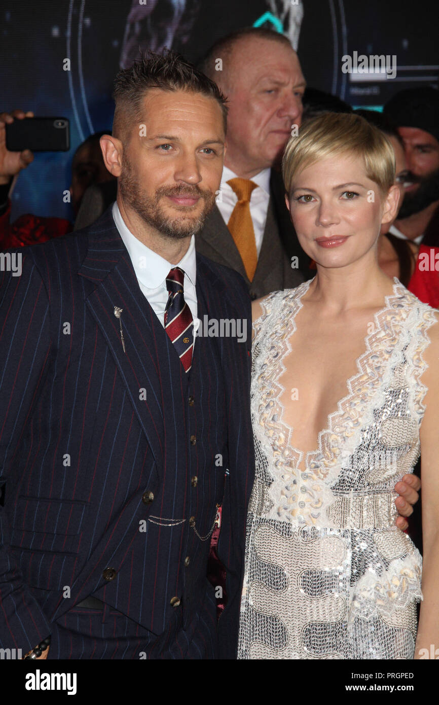 Tom Hardy, Michelle Williams 10/01/2018 The World Premiere of 