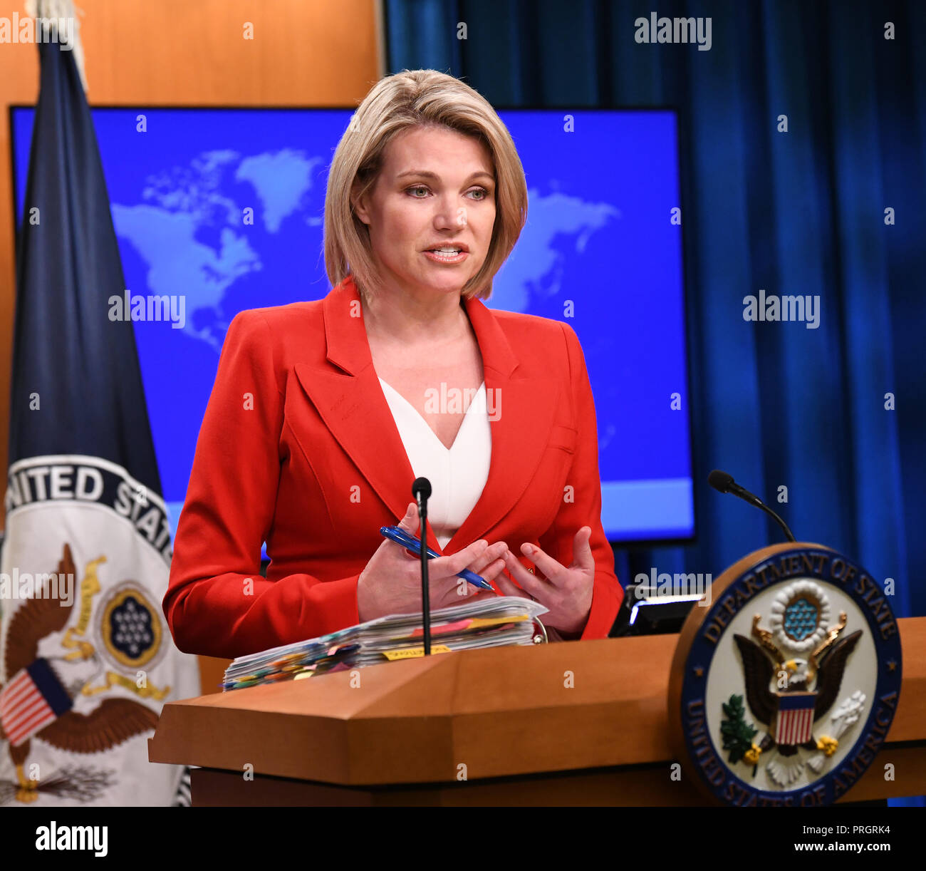 Spokesperson Heather Nauert Hi Res Stock Photography And Images Alamy