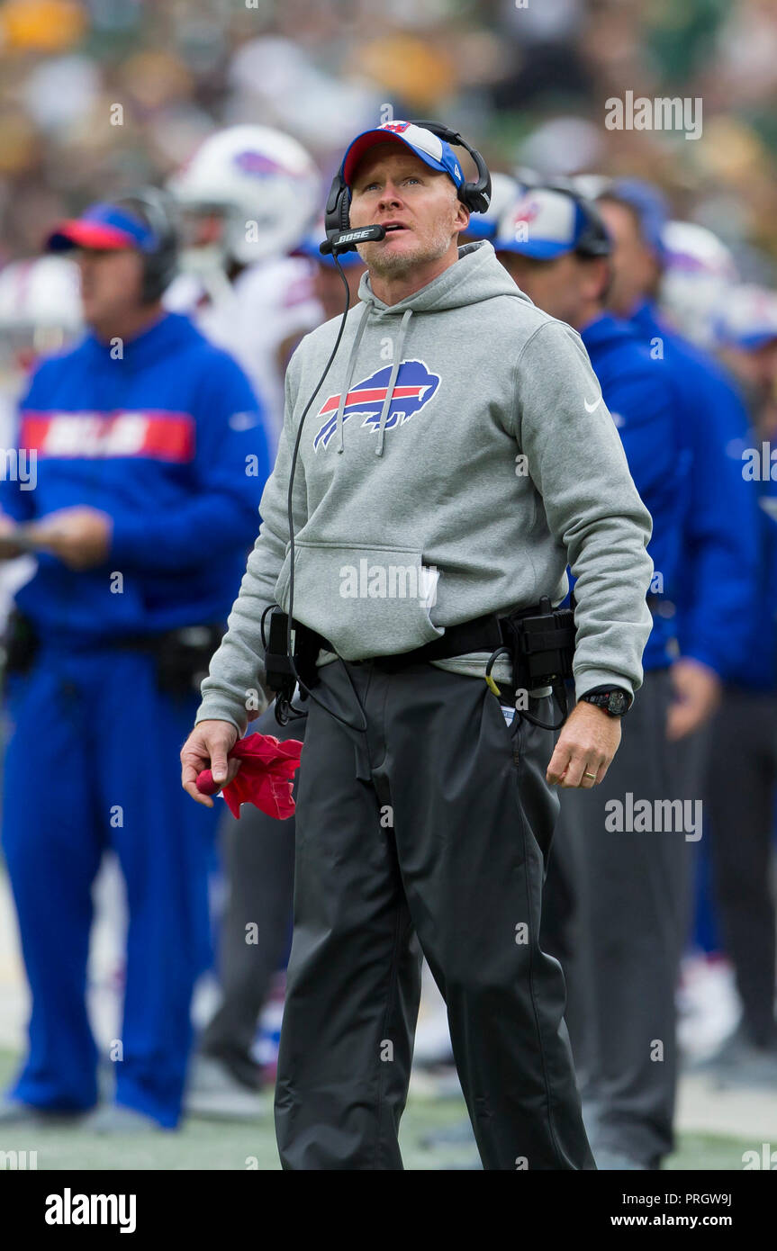 Green Bay, WI, USA. 30th Sep, 2018. Green Bay Packers running back Ty  Montgomery #88 rushes the ball during the NFL Football game between the Buffalo  Bills and the Green Bay Packers