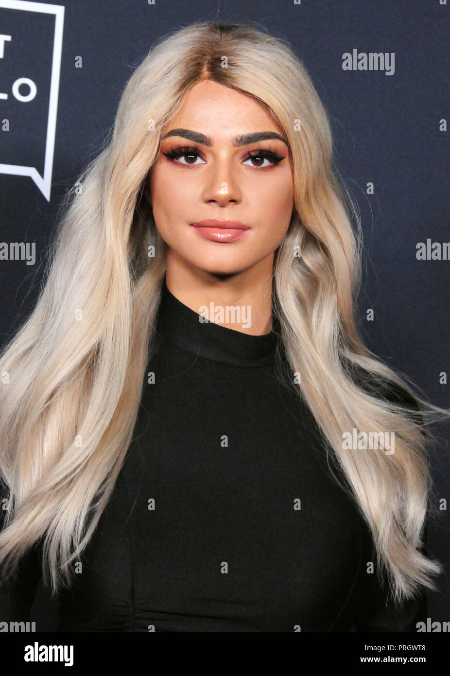 Los Angeles, California, USA. 2nd October, 2018. Actressinfluencer Kristen  HAncher attends AT&T Hello Labs Guilty Party: History of Lying Season 2  Premiere on October 2, 2018 at Arclight Hollywood in Los Angeles,