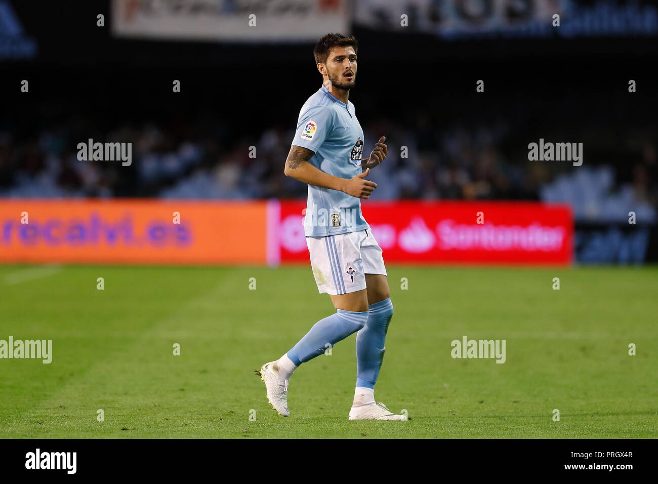 Vigo Spain 1st Oct 2018 Okay Yokuslu Celta Football Soccer Spanish La Liga Santander Match Between Rc Celta De Vigo 1 1 Getafe Cf At The Estadio De Balaidos In Vigo Spain
