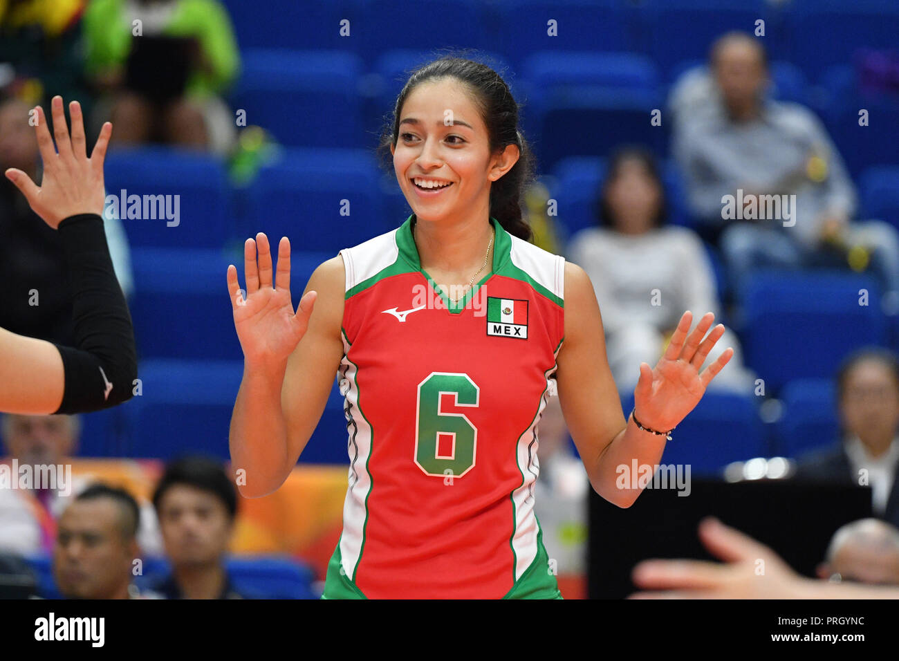 Kanagawa Japan Credit Matsuo 3rd Oct 2018 Samantha Bricio Mex Volleyball Fivb Volleyball Women S World Championship